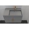 Castello Usa Amazon 30-inch Gray Right Vanity Set with Gray Top and Gold Handles CB-MC-30G-GLD-2056R-GR - alternate 3
